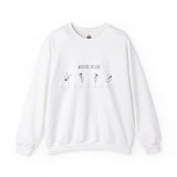 Walking The Line (Black), Crewneck Sweatshirt