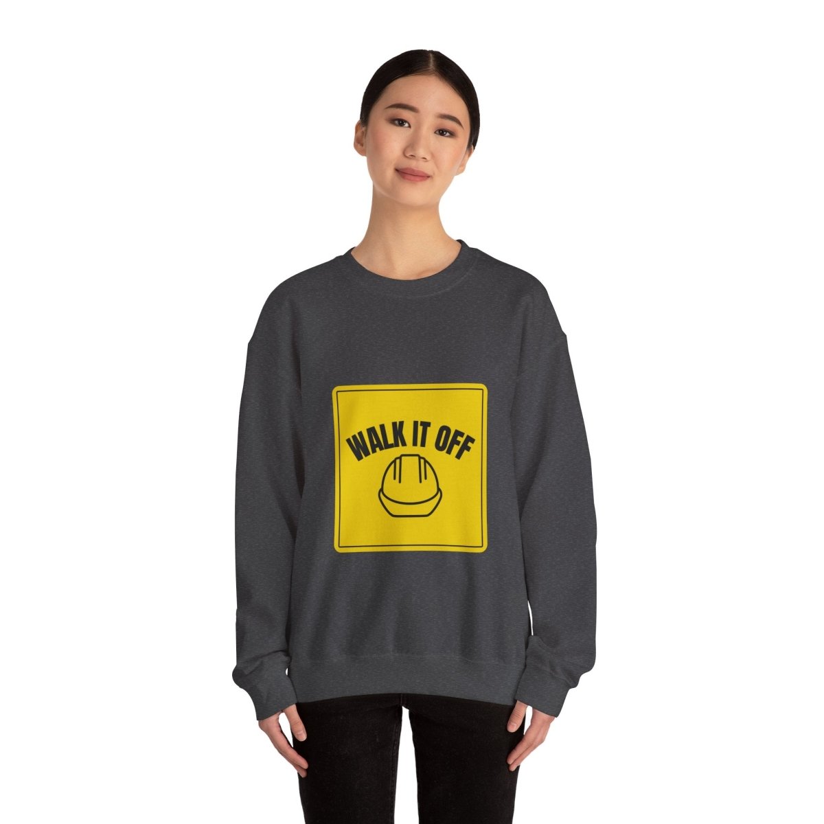 Walk It Off Sign, Crewneck Sweatshirt