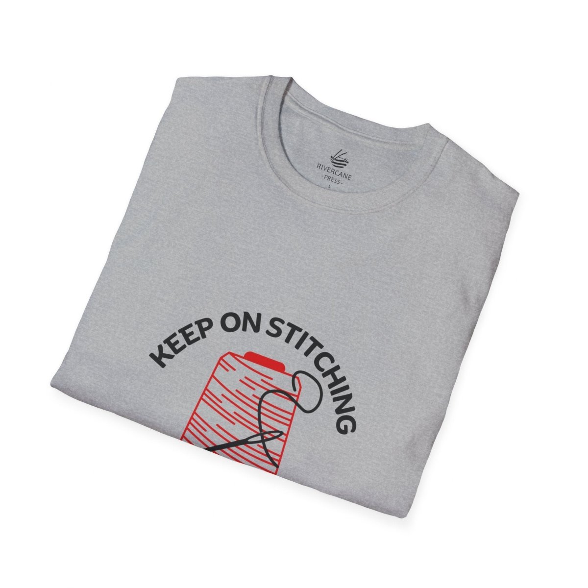 KEEP ON STITCHING (RED THREAD), T-Shirt