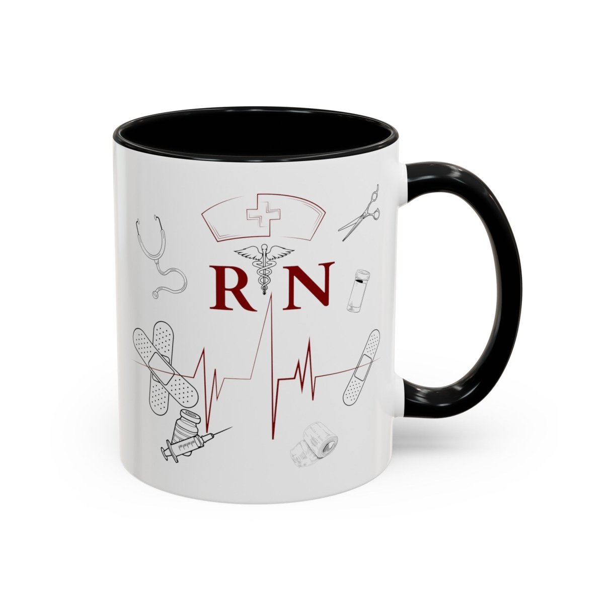 NURSE RN (1), Accent Mug (11oz, 15oz)