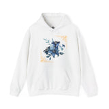 Feeling Blue; Framed Floral (4) Hoodie