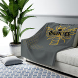 A Very Busy Queen Bee, Sherpa Fleece Blanket