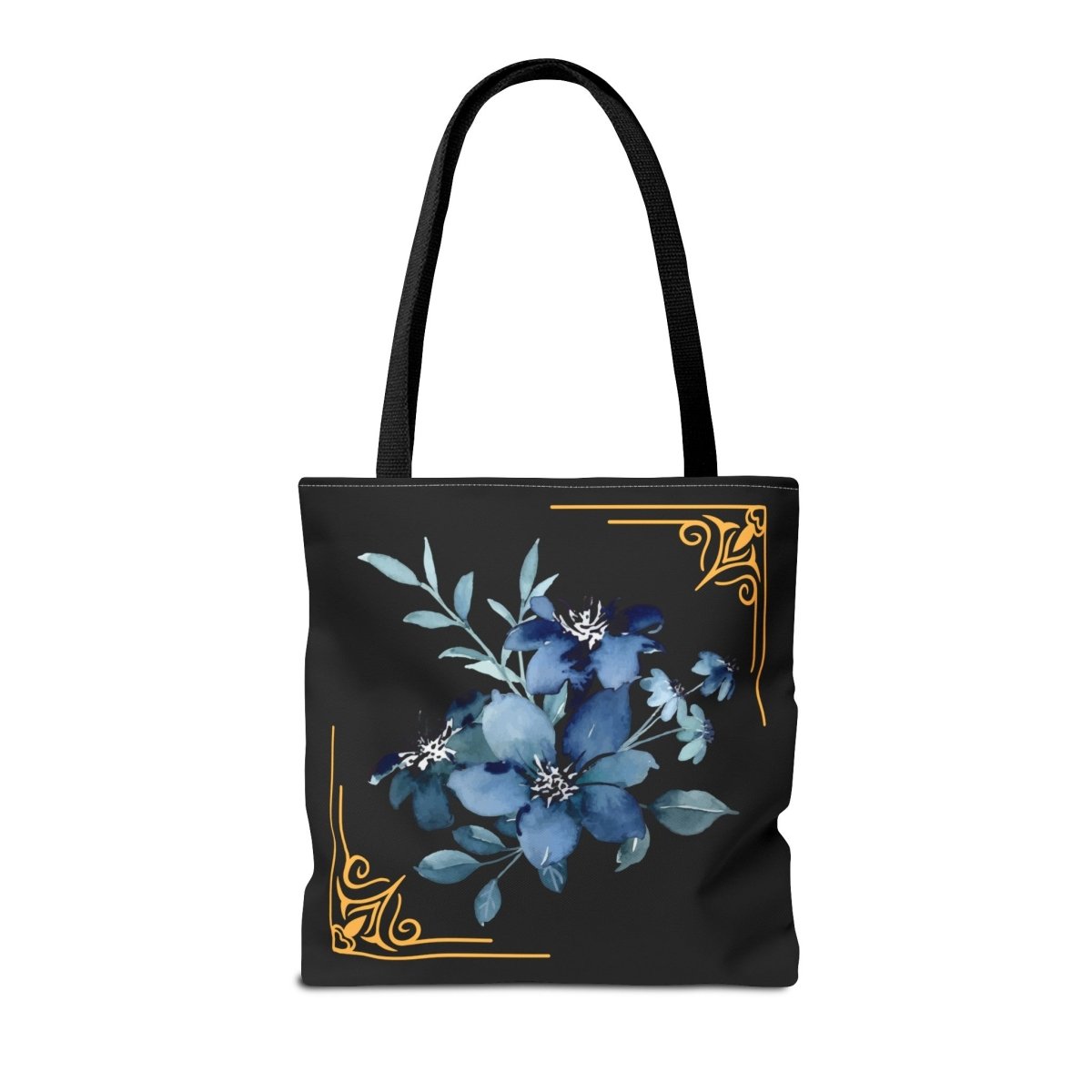 Feeling Blue; Framed Floral (4), Tote Bag