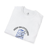 KEEP ON STITCHING (BLUE THREAD), T-Shirt