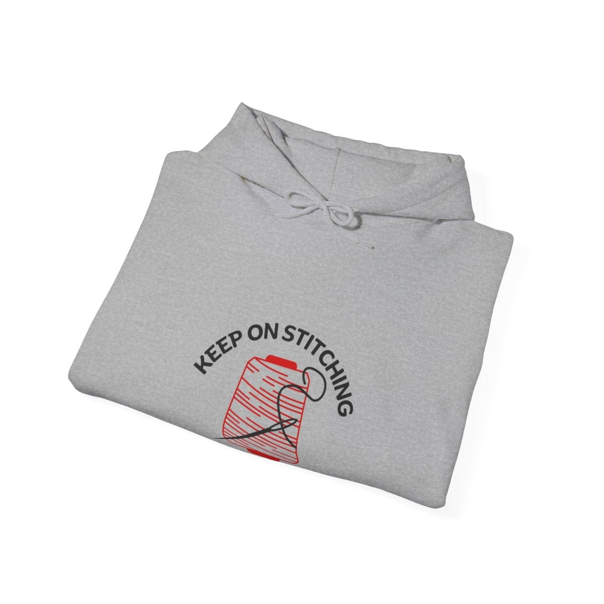 KEEP ON STITCHING (RED THREAD), Hoodie