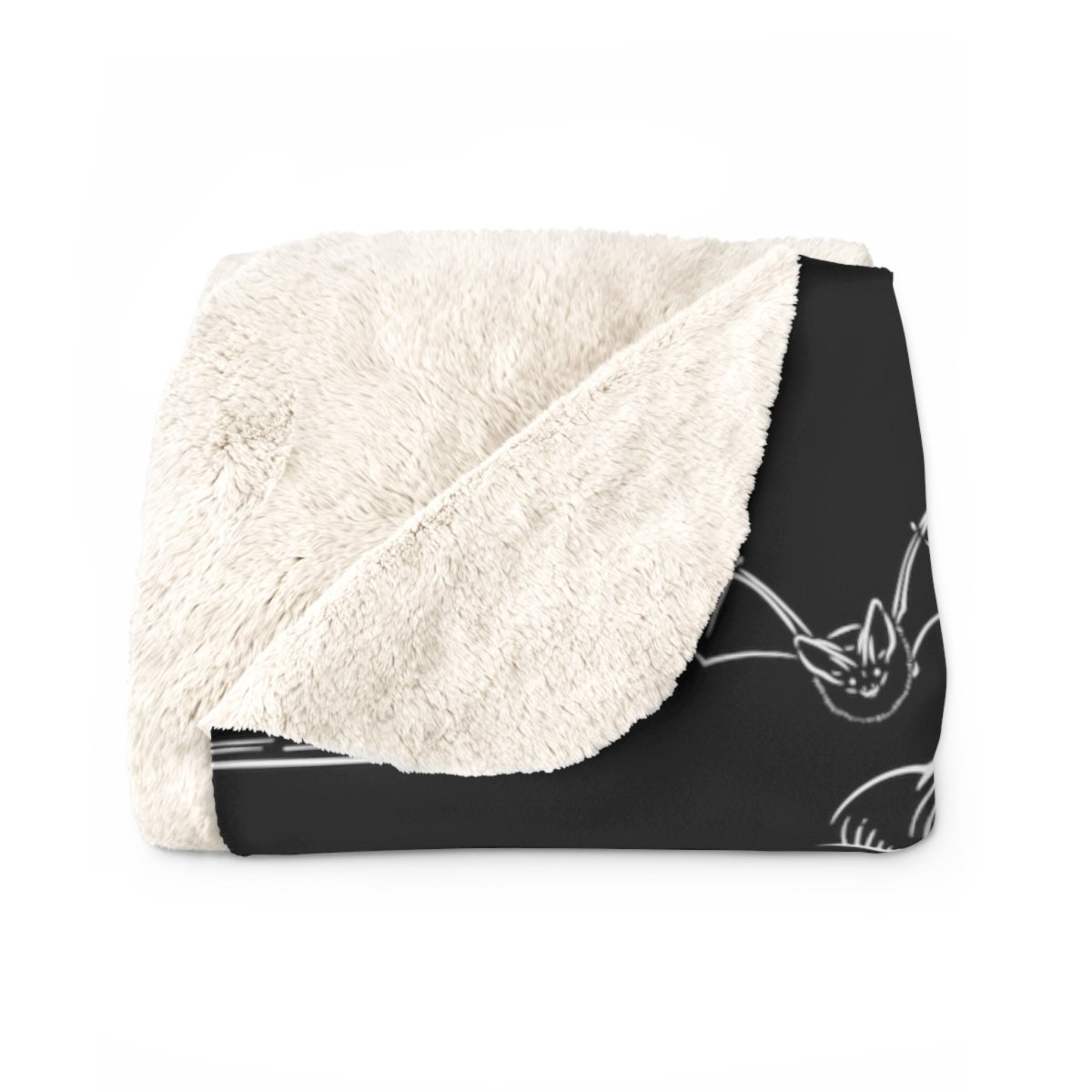 Midnight Bats, Sherpa Fleece Blanket