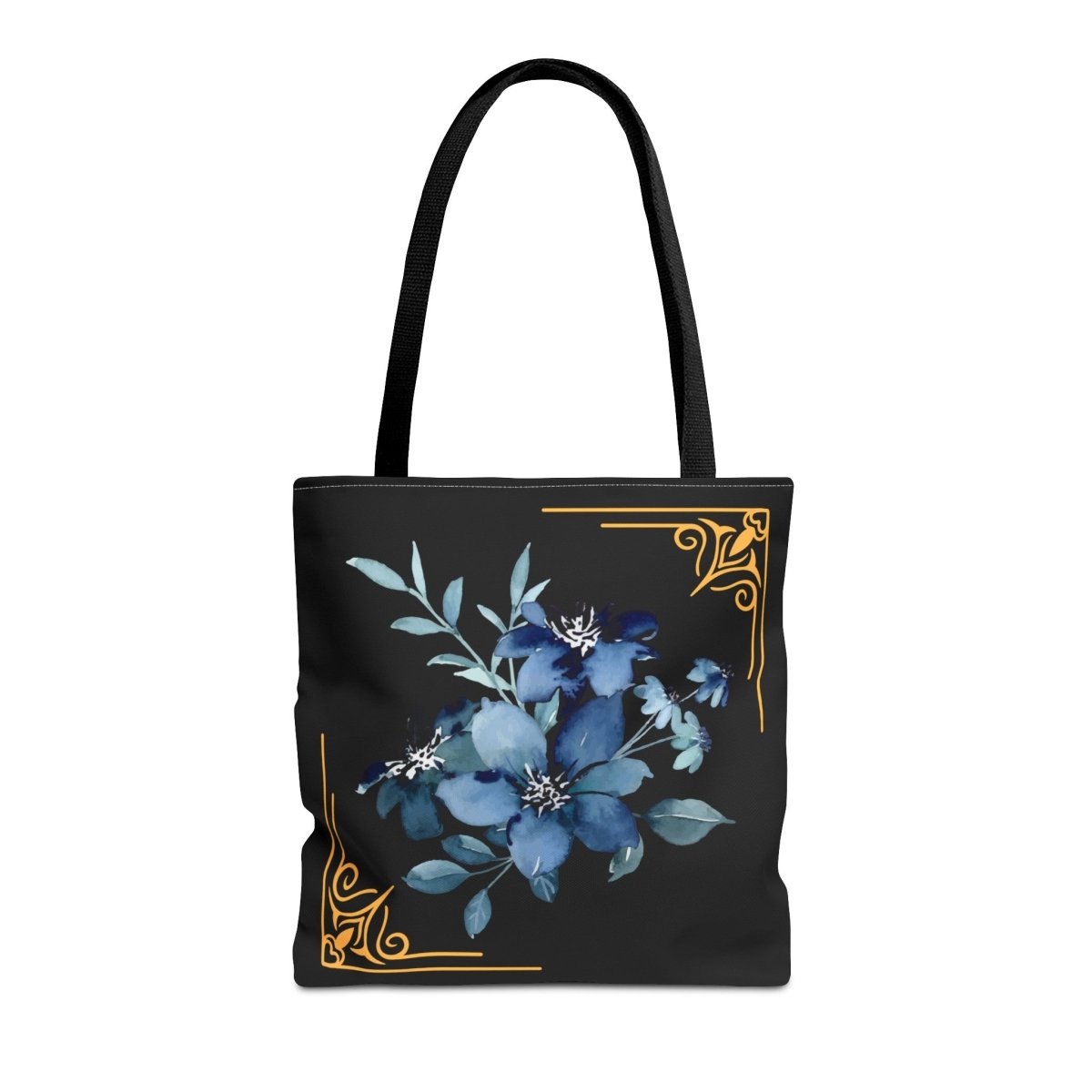 Feeling Blue; Framed Floral (4), Tote Bag