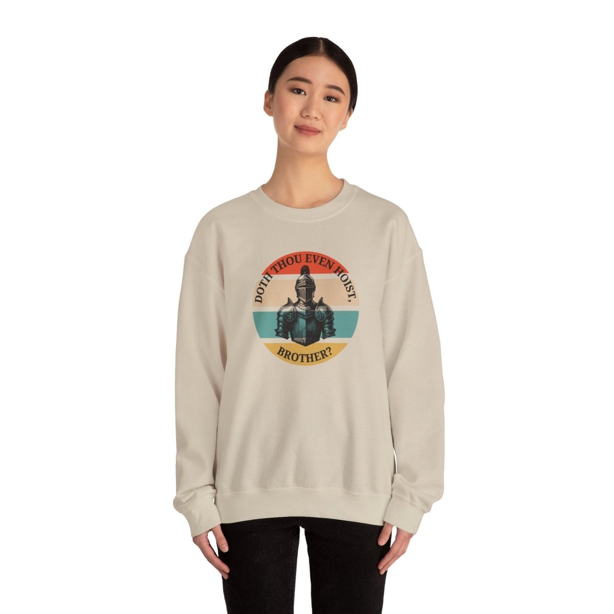 Doth Thou Even Hoist, Brother?, Crewneck Sweatshirt