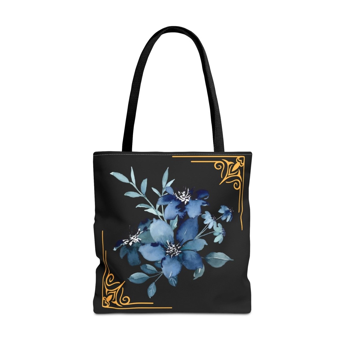 Feeling Blue; Framed Floral (4), Tote Bag