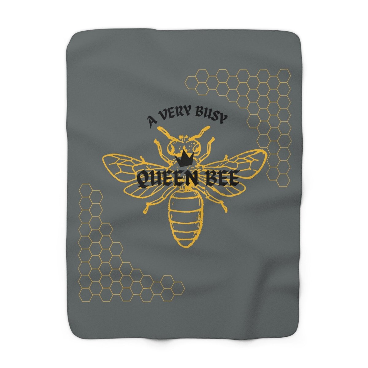 A Very Busy Queen Bee, Sherpa Fleece Blanket