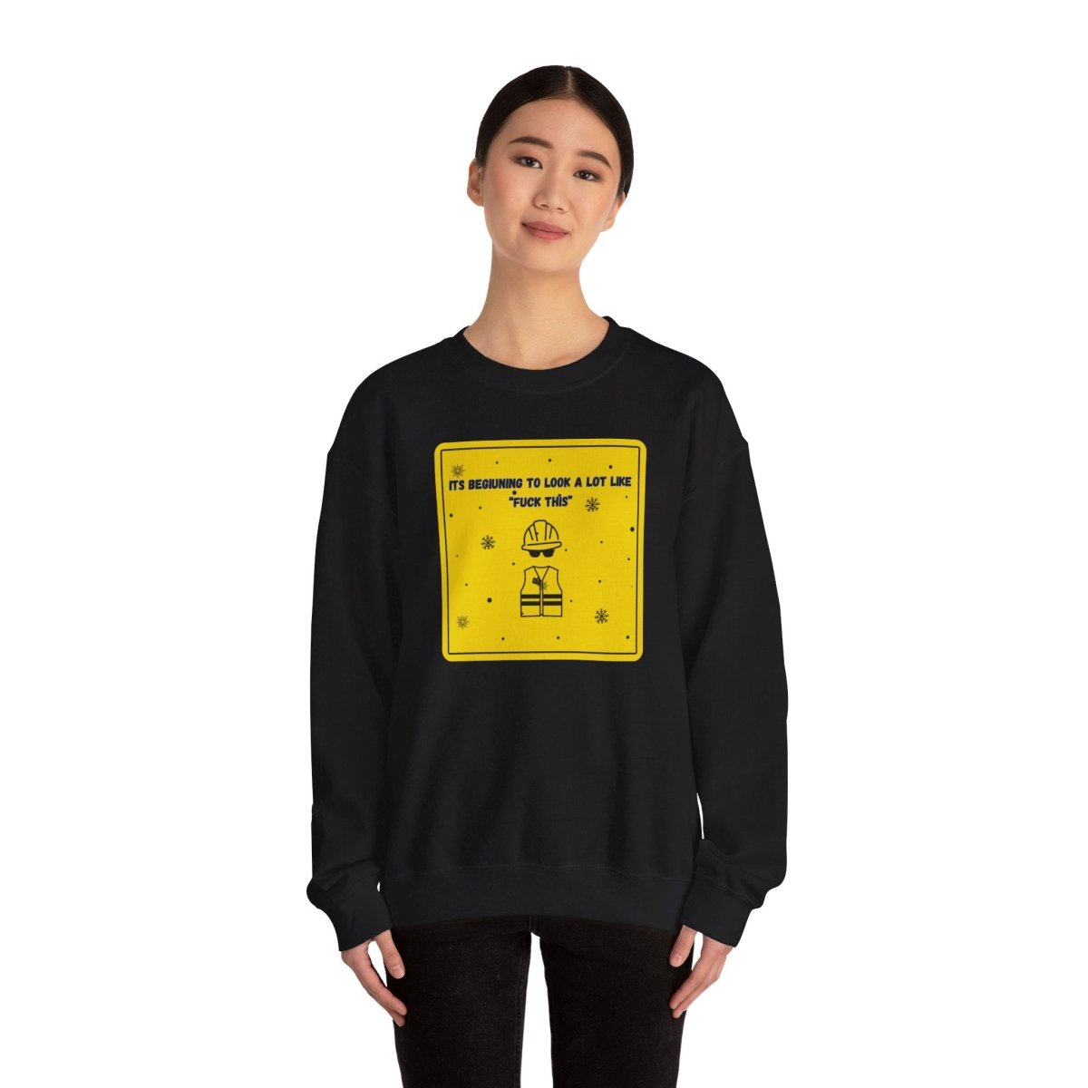 Look’s A Lot Like “Fuck This” Sign, Crewneck Sweatshirt