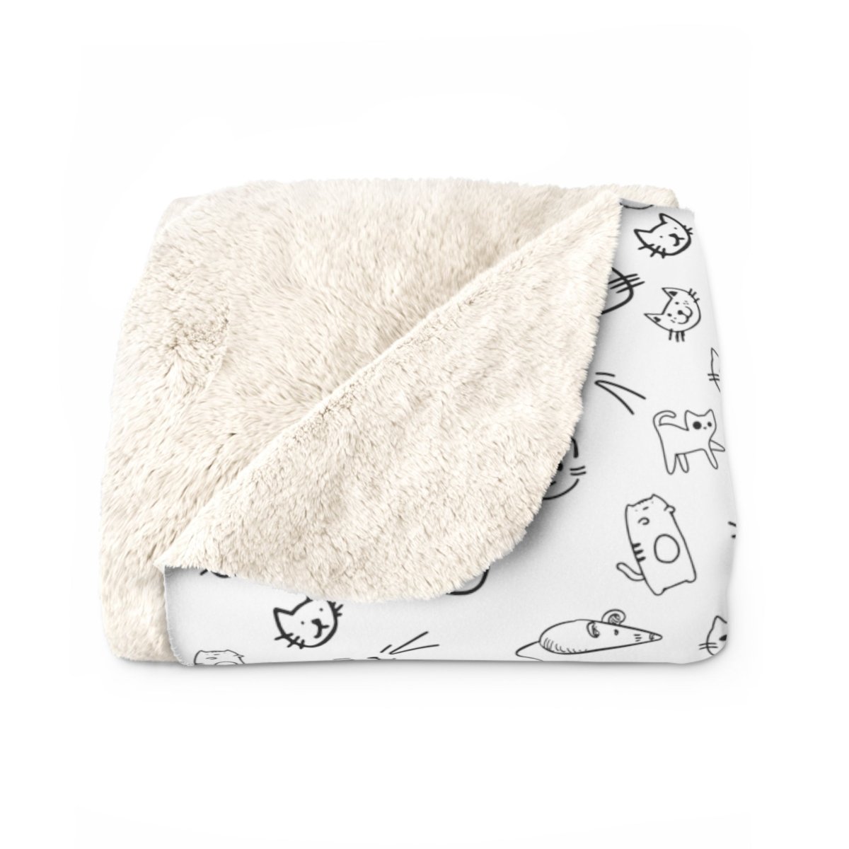 Kitty-Cat, Sherpa Fleece Blanket