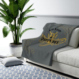 A Very Busy Queen Bee, Sherpa Fleece Blanket