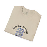 KEEP ON STITCHING (BLUE THREAD), T-Shirt