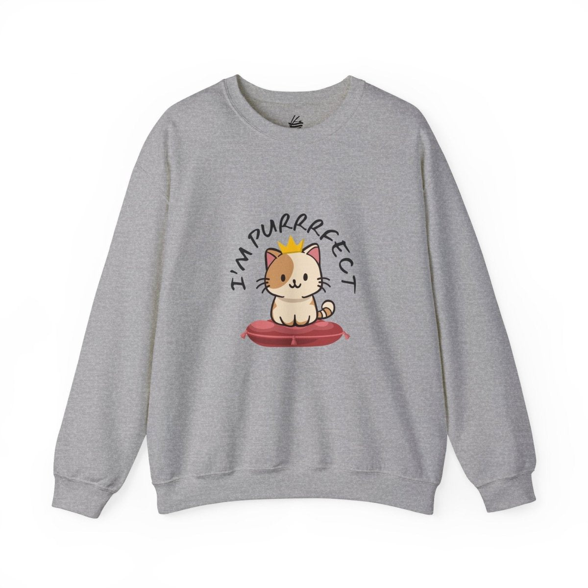 I'M PURRRFECT, Crewneck Sweatshirt