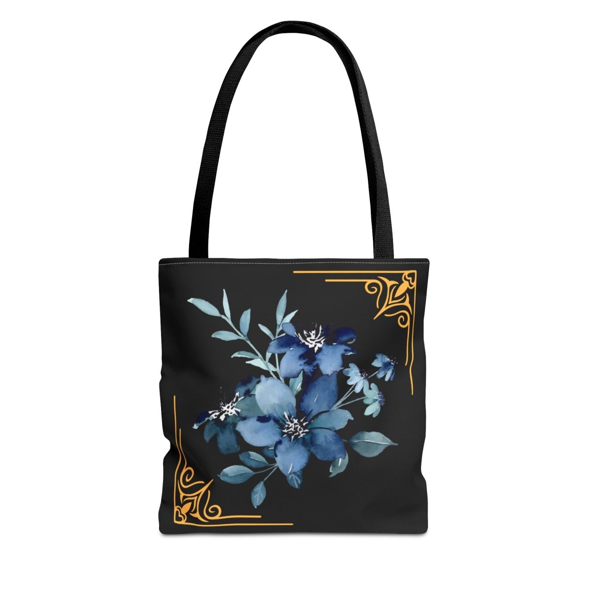 Feeling Blue; Framed Floral (4), Tote Bag