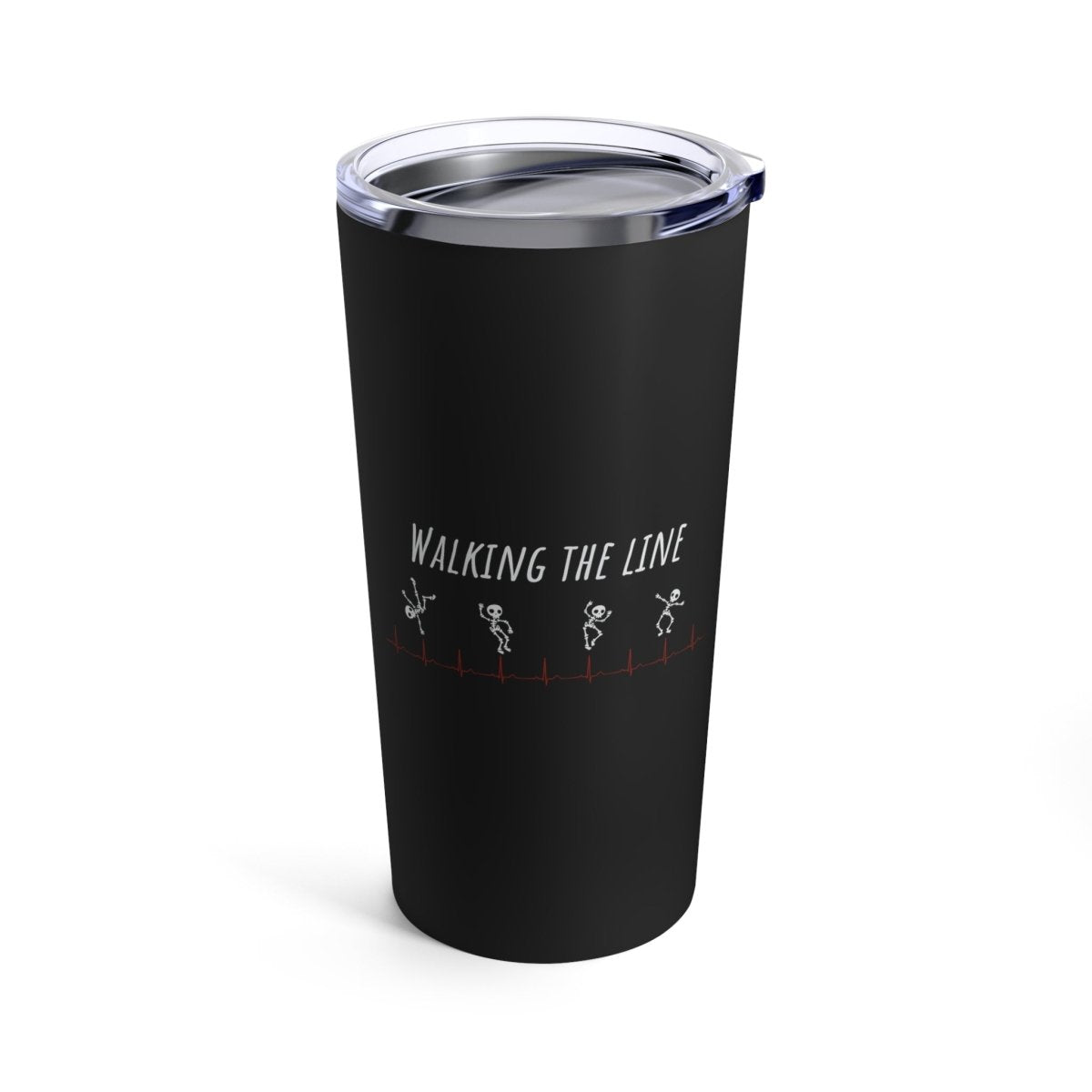 Walking The Line (White), 20oz Tumbler