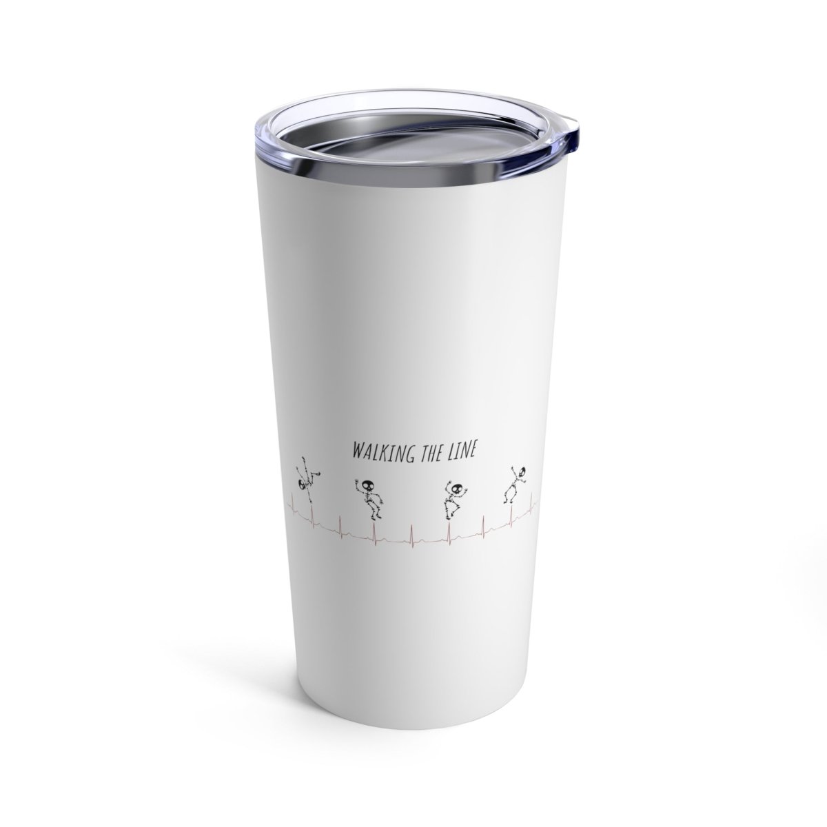 Walking The Line (Black), 20oz Tumbler