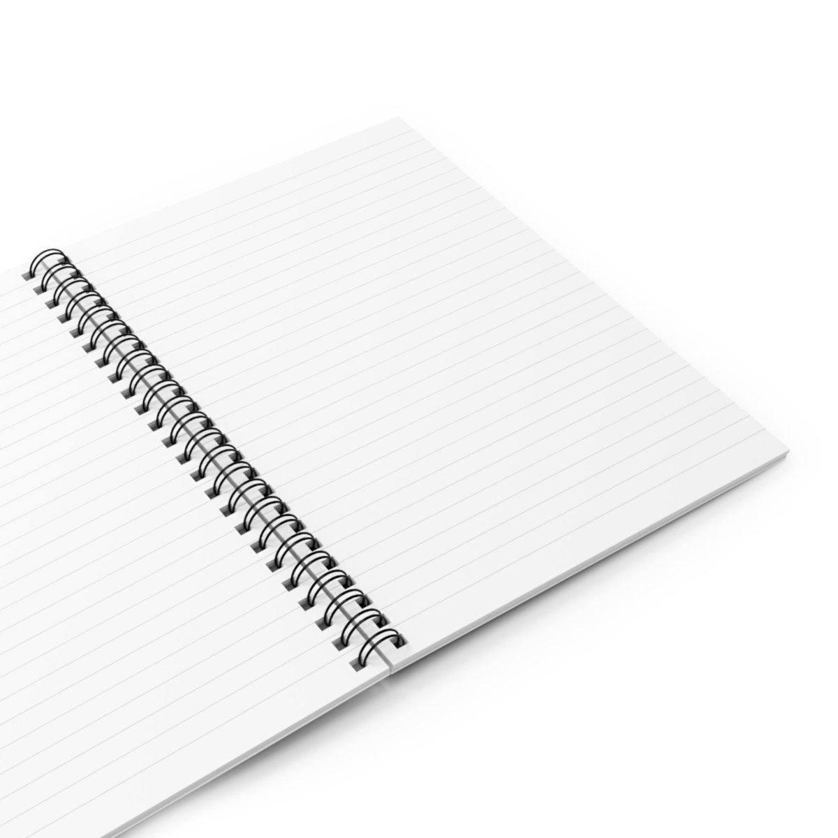 Walking The Line (White), Spiral Notebook