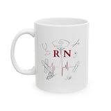 NURSE RN (1), Ceramic Mug