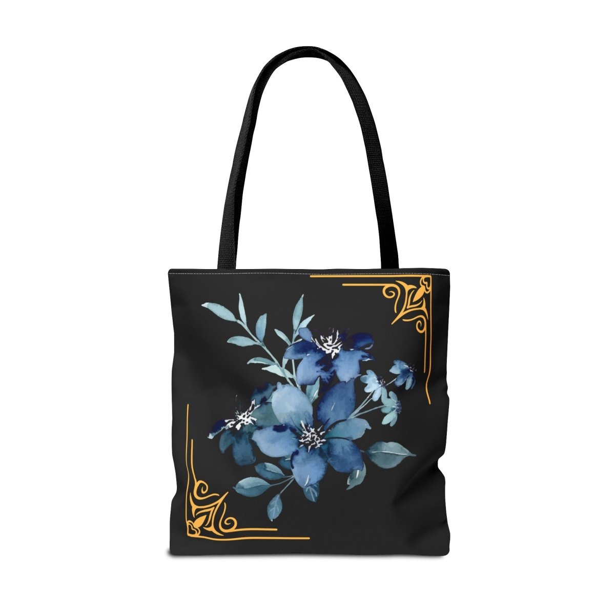 Feeling Blue; Framed Floral (4), Tote Bag