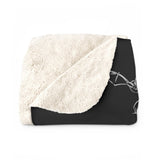 Midnight Bats, Sherpa Fleece Blanket