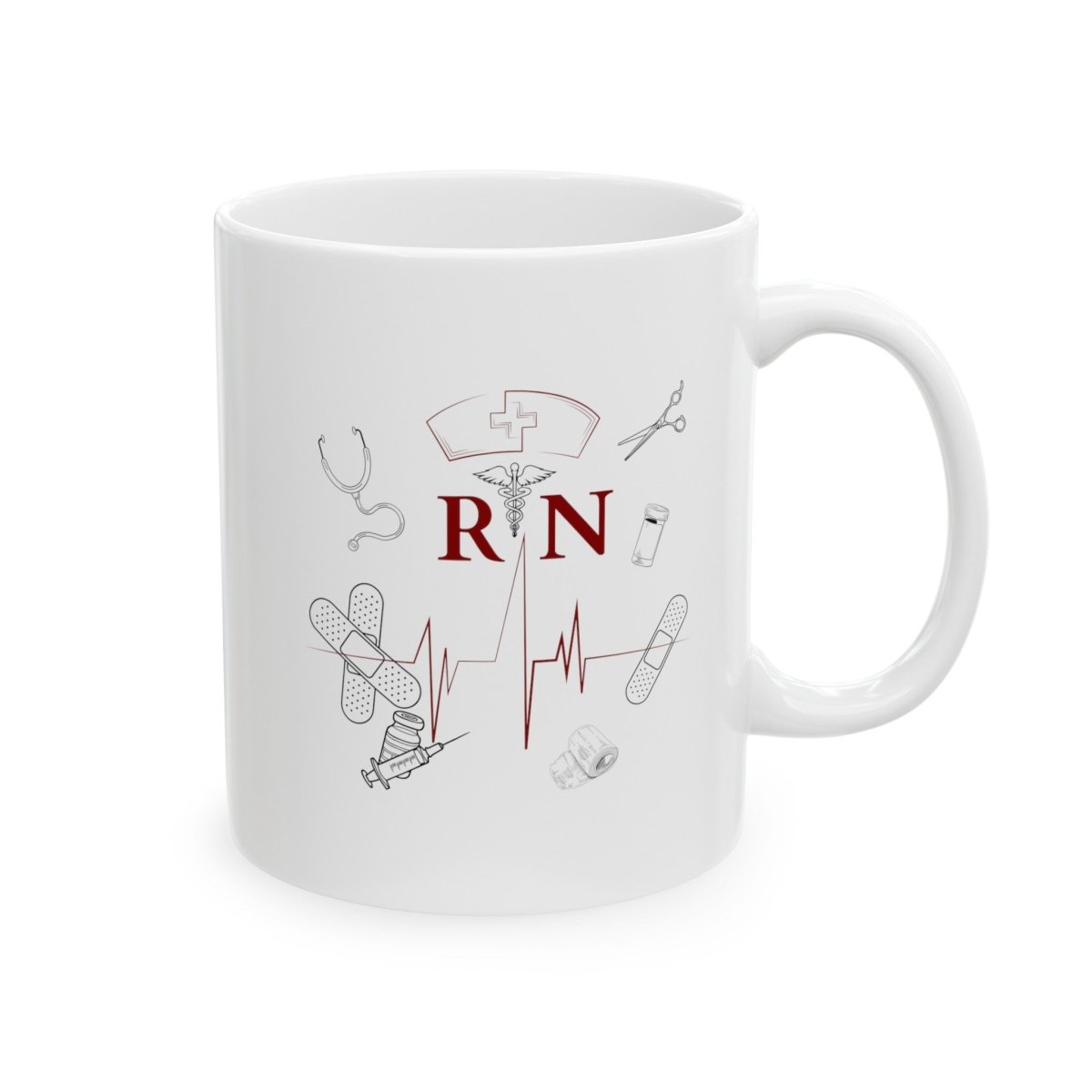 NURSE RN (1), Ceramic Mug