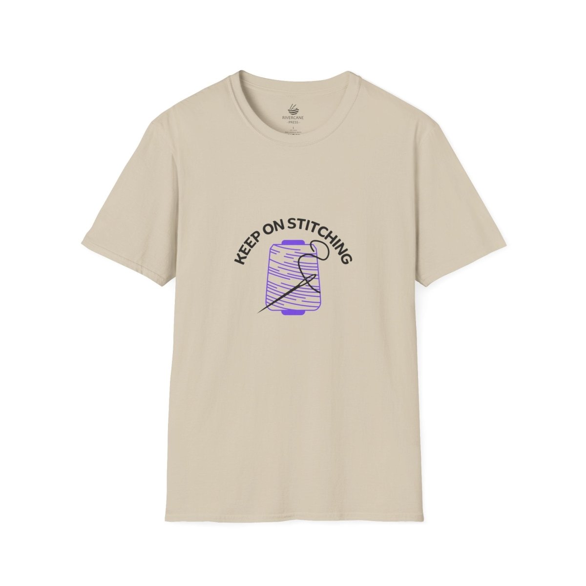 KEEP ON STITCHING (PURPLE THREAD), T-Shirt