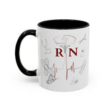 NURSE RN (1), Accent Mug (11oz, 15oz)