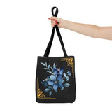 Feeling Blue; Framed Floral (4), Tote Bag