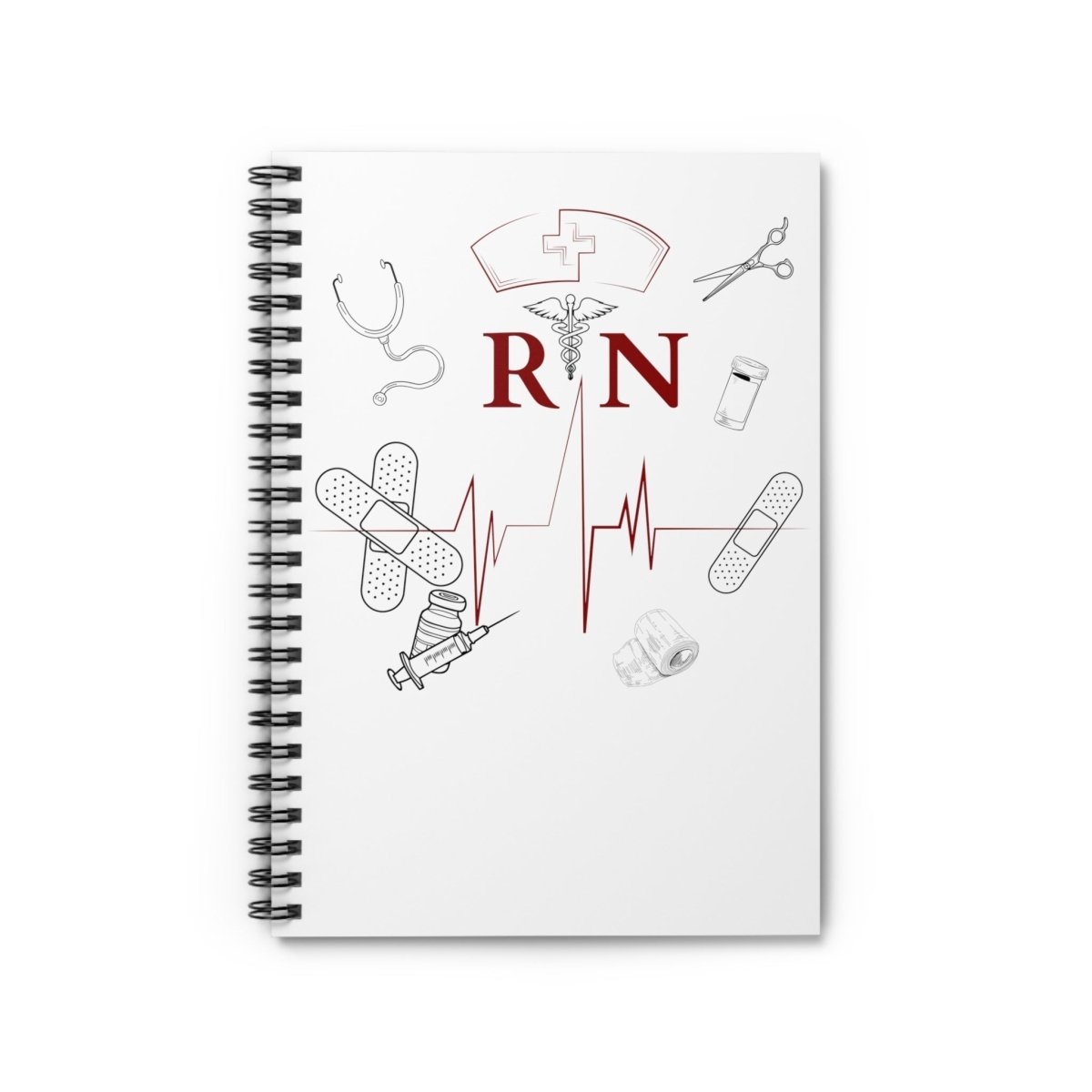 NURSE RN (1), Spiral Notebook