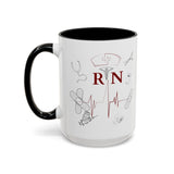 NURSE RN (1), Accent Mug (11oz, 15oz)